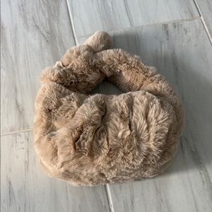 Faux Fur Tan handbag